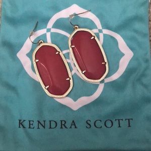 Kendra Scott Danielle Earrings in Red